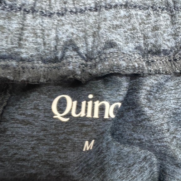 Quince‎ Womens Medium Blue Heathered Jogger Sweatpants Activewear Athleisure - Picture 7 of 10